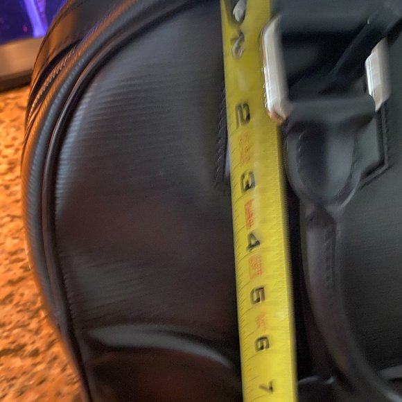 LOUIS VUITTON Black Epi Leather Bowling Montaigne GM Bag...